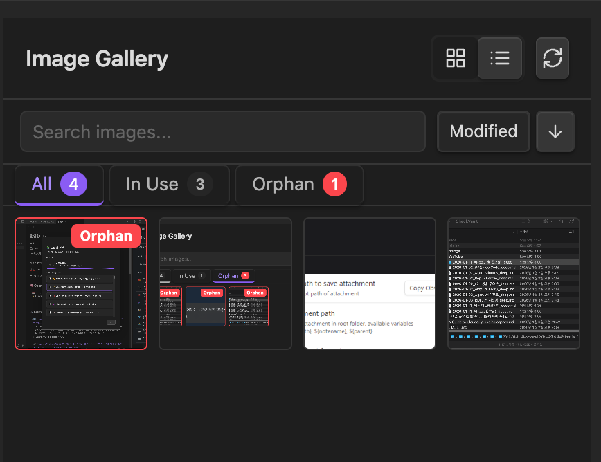 Grid View